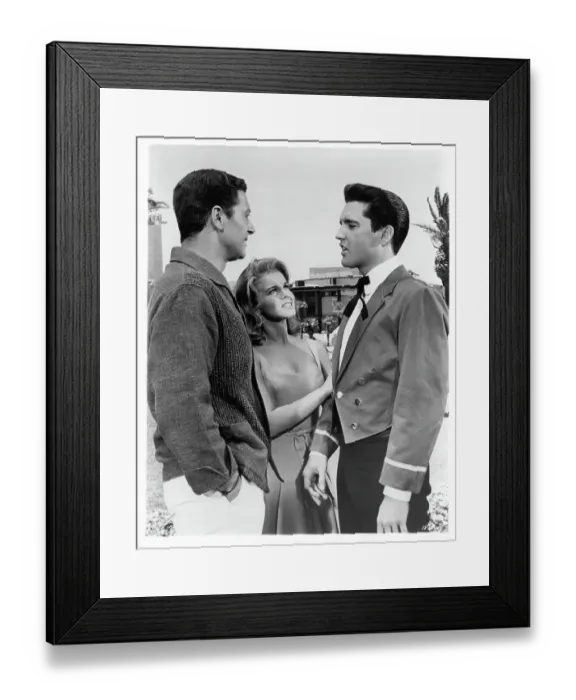 Framed Print : Ann-Margret And Elvis Presley In Viva Las Vegas Framed Print : Ann-Margret And Elvis Presley In Viva Las Vegas