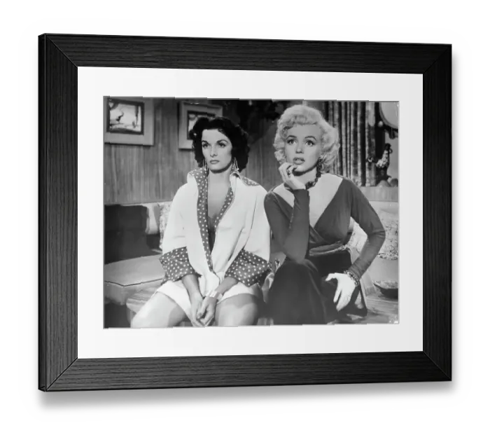 Framed Print : Jane Russell And Marilyn Monroe In Gentlemen Prefer Blondes Framed Print : Jane Russell And Marilyn Monroe In Gentlemen Prefer Blondes
