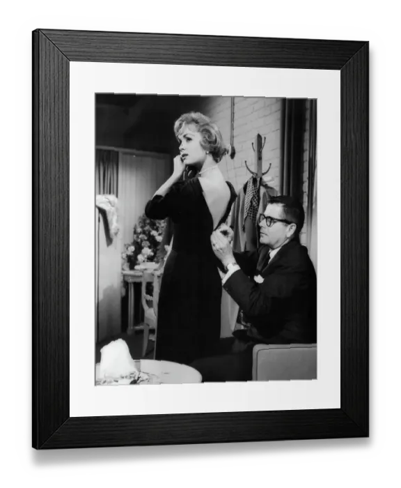 Framed Print : Debbie Reynolds And Glenn Ford In The Gazebo Framed Print : Debbie Reynolds And Glenn Ford In The Gazebo