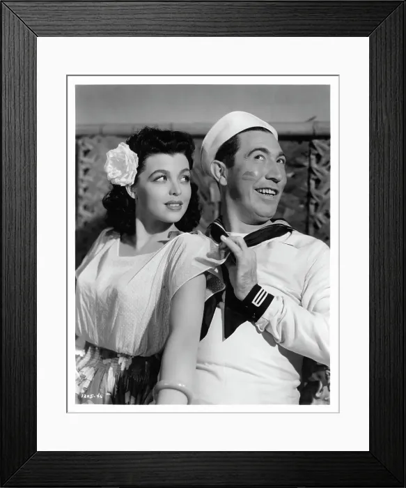 Framed Print : Suzanne Ridgeway And Rags Ragland In Panama Hattie Framed Print : Suzanne Ridgeway And Rags Ragland In Panama Hattie