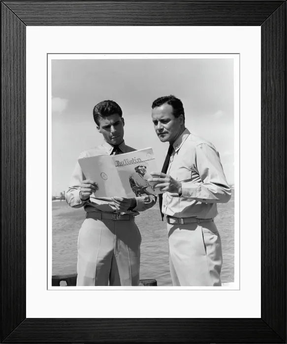 Framed Print : Ricky Nelson And Jack Lemmon In The Wackiest Ship In The Army Framed Print : Ricky Nelson And Jack Lemmon In The Wackiest Ship In The Army