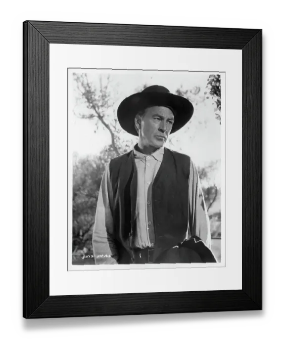 Framed Print : Gary Cooper In Friendly Persuasion Framed Print : Gary Cooper In Friendly Persuasion