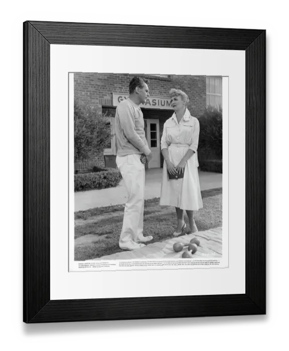 Framed Print : Robert Rockwell And Eve Arden In Our Miss Brooks