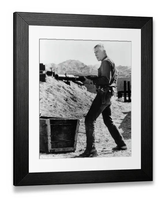 Framed Print : Lee Marvin In The Professionals Framed Print : Lee Marvin In The Professionals