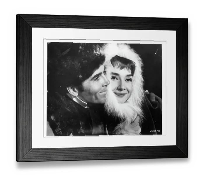 Framed Print : Henry Fonda And Audrey Hepburn In War And Peace Framed Print : Henry Fonda And Audrey Hepburn In War And Peace