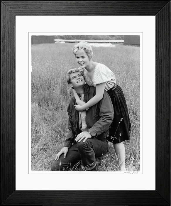 Framed Print : Troy Donahue And Connie Stevens In Parrish Framed Print : Troy Donahue And Connie Stevens In Parrish