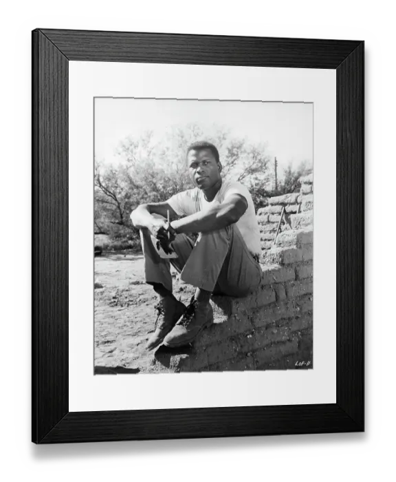 Framed Print : Sidney Poitier In Lilies Of The Field Framed Print : Sidney Poitier In Lilies Of The Field