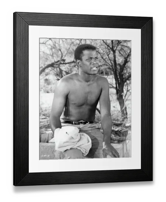 Framed Print : Sidney Poitier In Lilies Of The Field Framed Print : Sidney Poitier In Lilies Of The Field