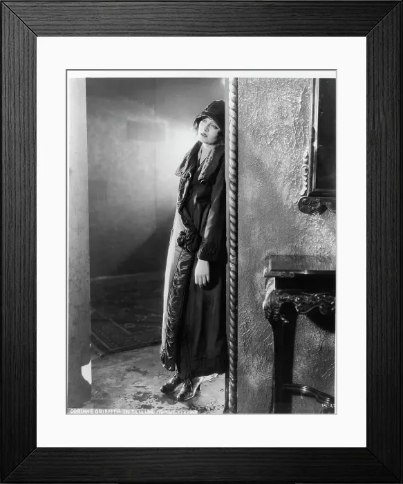 Framed Print : Corinne Griffith In Lilies Of The Field Framed Print : Corinne Griffith In Lilies Of The Field