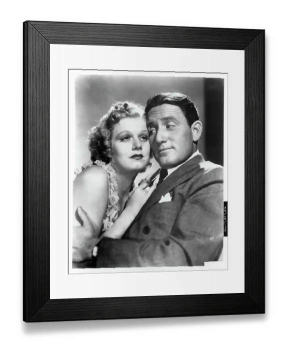 Framed Print : Jean Harlow And Spencer Tracy In Libeled Lady Framed Print : Jean Harlow And Spencer Tracy In Libeled Lady