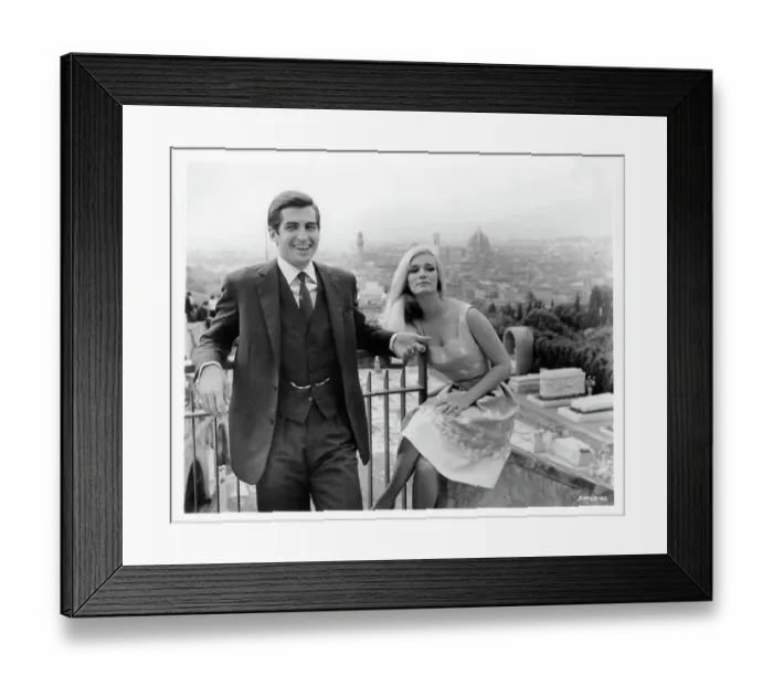Framed Print : George Hamilton And Yvette Mimieux In Light In The Piazza Framed Print : George Hamilton And Yvette Mimieux In Light In The Piazza