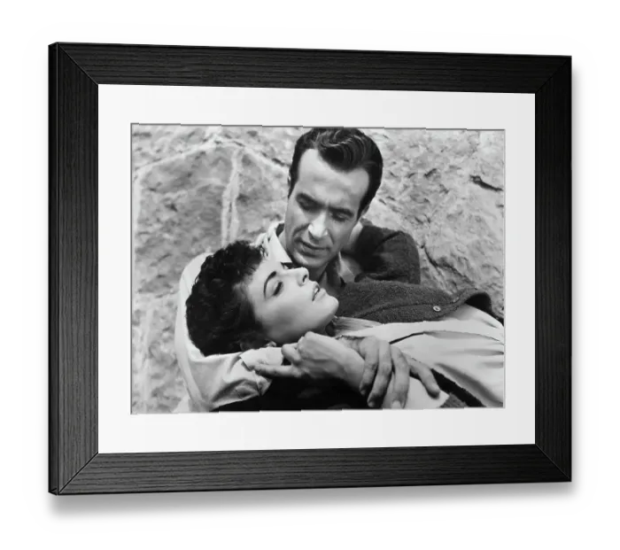 Framed Print : Anne Bancroft And Ricardo Montalban In A Life In The Balance Framed Print : Anne Bancroft And Ricardo Montalban In A Life In The Balance