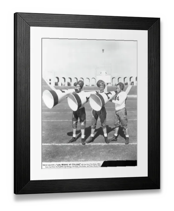 Framed Print : The Ritz Brothers In Life Begins In College Framed Print : The Ritz Brothers In Life Begins In College