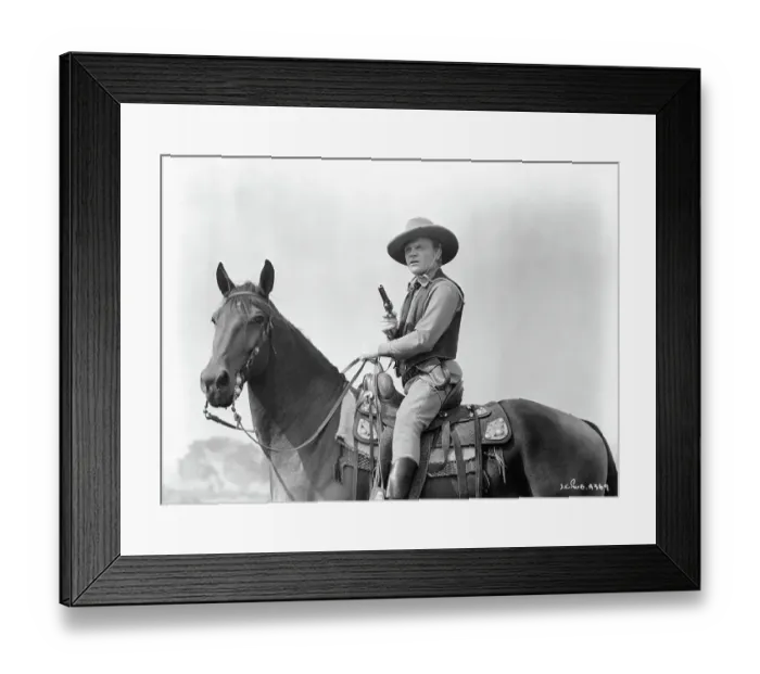 Framed Print : James Cagney In The Oklahoma Kid Framed Print : James Cagney In The Oklahoma Kid