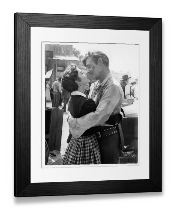 Framed Print : Ava Gardner And Clark Gable In Lone Star Framed Print : Ava Gardner And Clark Gable In Lone Star