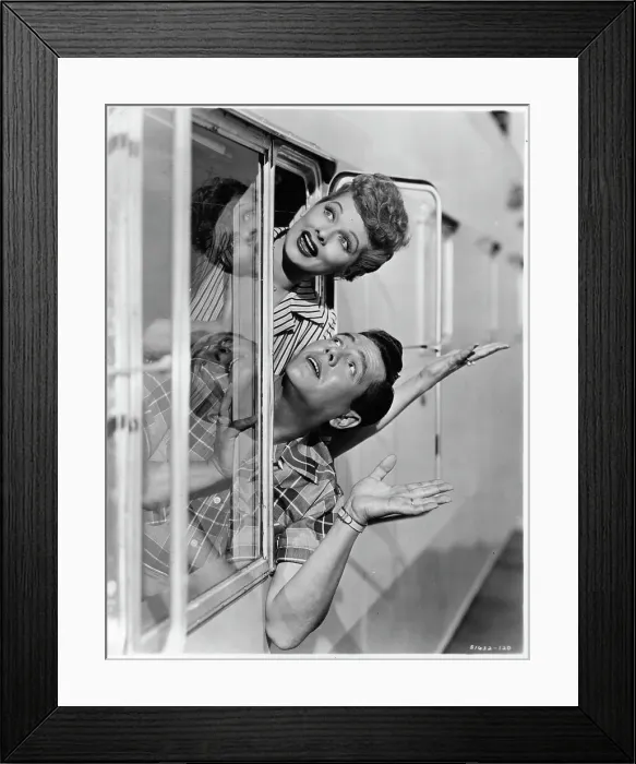 Framed Print : Lucille Ball And Desi Arnaz In The Long, Long Trailer Framed Print : Lucille Ball And Desi Arnaz In The Long, Long Trailer