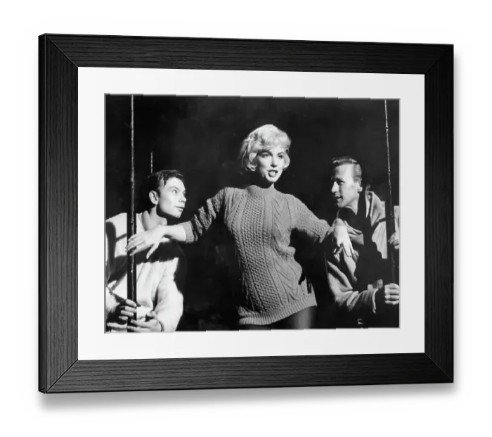 Framed Print : Marilyn Monroe In Let's Make Love Framed Print : Marilyn Monroe In Let's Make Love