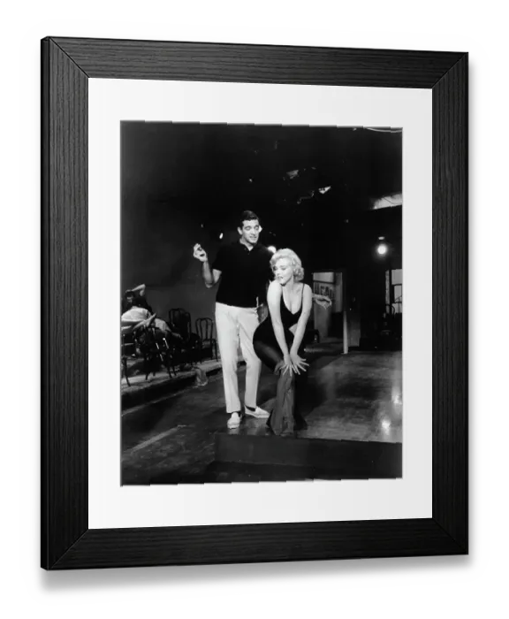 Framed Print : Frankie Vaughan And Marilyn Monroe In Let's Make Love Framed Print : Frankie Vaughan And Marilyn Monroe In Let's Make Love