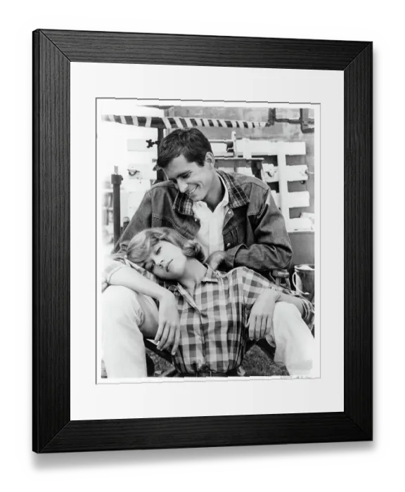 Framed Print : Jane Fonda And Tony Perkins In Tall Story