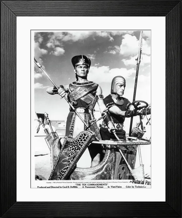 Framed Print : Yul Brynner In The Ten Commandments Framed Print : Yul Brynner In The Ten Commandments