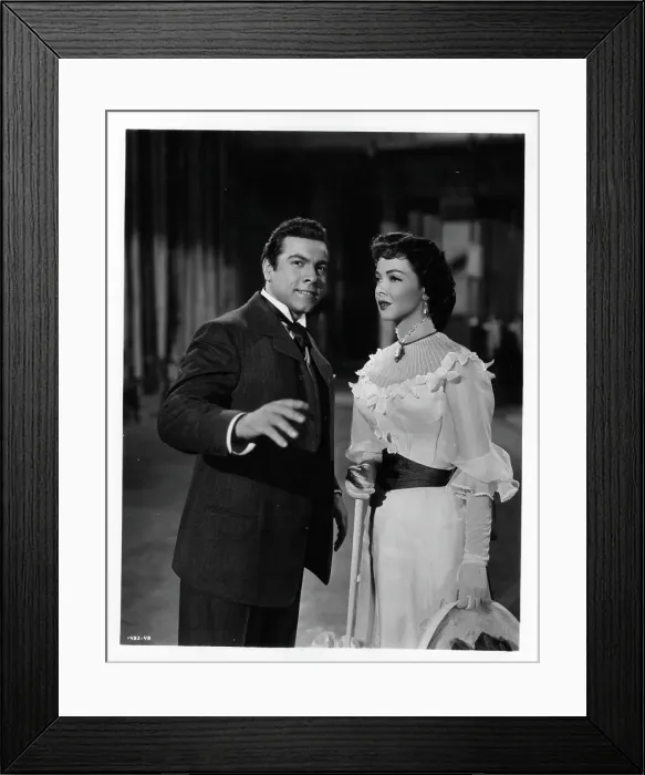 Framed Print : Mario Lanza And Kathryn Grayson In The Toast Of New Orleans