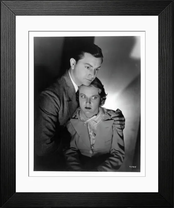 Framed Print : Robert Young And Florence Rice In Sworn Enemy Framed Print : Robert Young And Florence Rice In Sworn Enemy