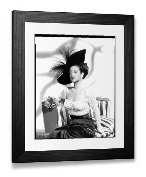 Framed Print : Dorothy Lamour In Lulu Belle
