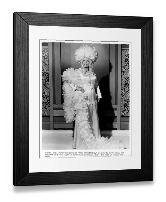 Framed Print : Mae West In Myra Breckinridge