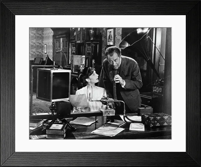 Framed Print : Audrey Hepburn And Rex Harrison In My Fair Lady Framed Print : Audrey Hepburn And Rex Harrison In My Fair Lady