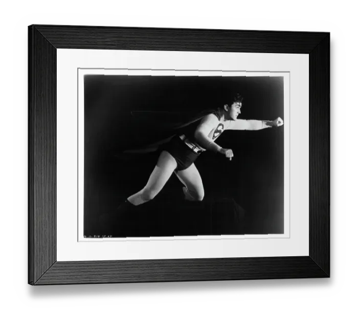 Framed Print : Kirk Alyn In Superman Framed Print : Kirk Alyn In Superman