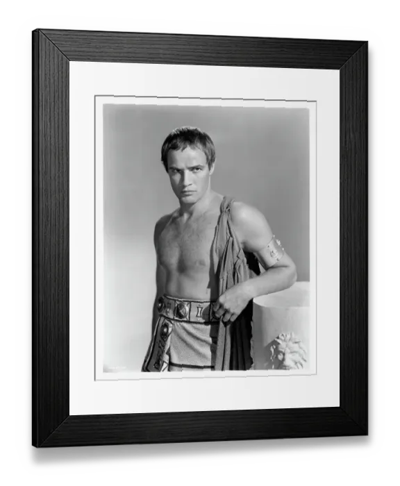 Framed Print : Marlon Brando In Julius Caesar Framed Print : Marlon Brando In Julius Caesar