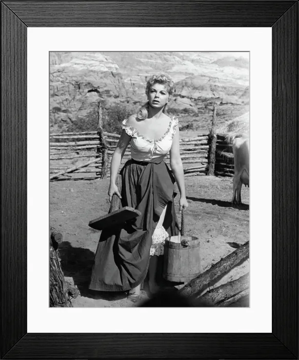 Framed Print : Barbara Nichols In The King And Four Queens Framed Print : Barbara Nichols In The King And Four Queens