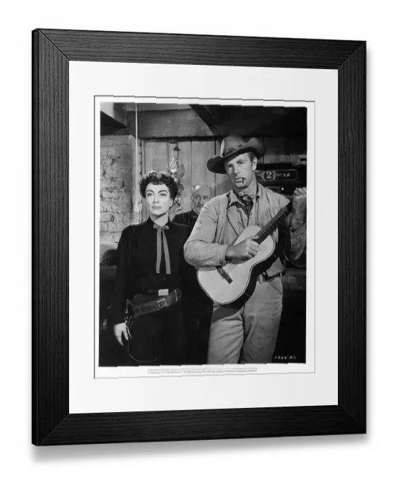 Framed Print : Joan Crawford And Sterling Hayden In Johnny Guitar Framed Print : Joan Crawford And Sterling Hayden In Johnny Guitar