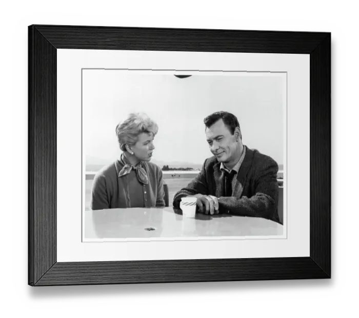 Framed Print : Doris Day And Barry Sullivan In Julie Framed Print : Doris Day And Barry Sullivan In Julie