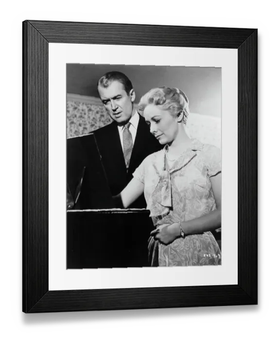 Framed Print : James Stewart And Vera Miles In The FBI Story Framed Print : James Stewart And Vera Miles In The FBI Story