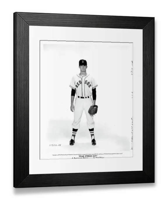Framed Print : Anthony Perkins In Fear Strikes Out Framed Print : Anthony Perkins In Fear Strikes Out