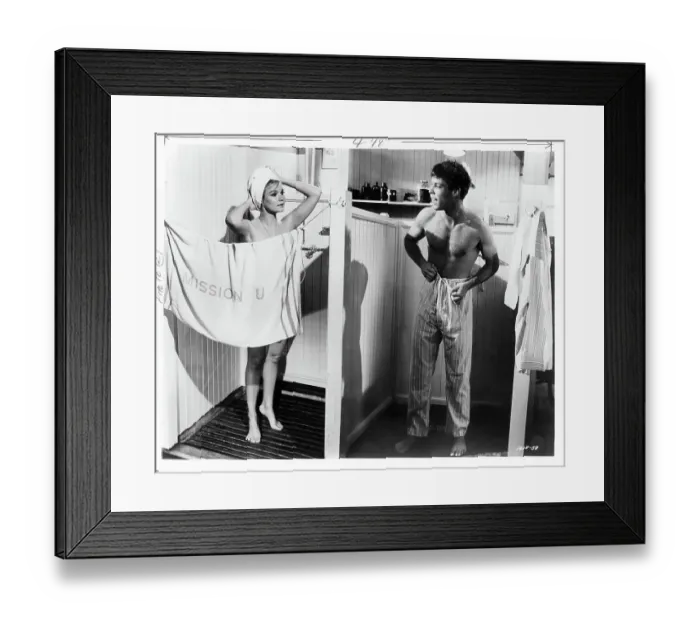 Framed Print : Yvette Mimieux And Richard Chamberlain In Joy In the Morning Framed Print : Yvette Mimieux And Richard Chamberlain In Joy In the Morning