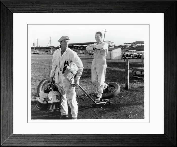 Framed Print : Karl Dane And William Haines In Speedway Framed Print : Karl Dane And William Haines In Speedway