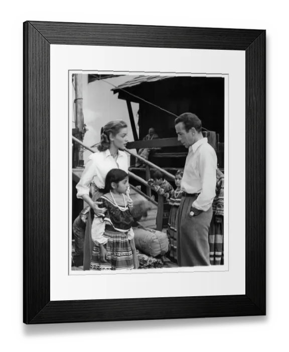 Framed Print : Lauren Bacall And Humphrey Bogart In Key Largo Framed Print : Lauren Bacall And Humphrey Bogart In Key Largo