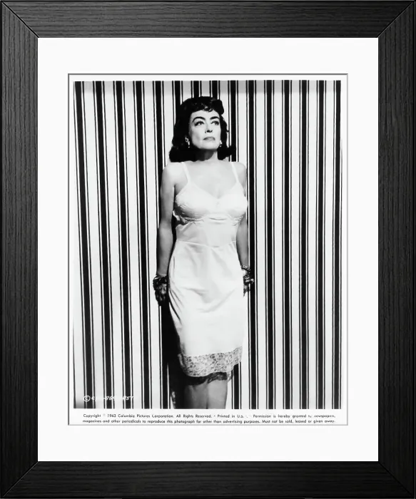 Framed Print : Joan Crawford In Straight Jacket Framed Print : Joan Crawford In Straight Jacket