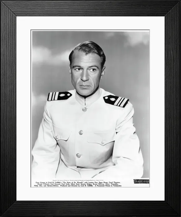 Framed Print : Gary Cooper In The Story Of Dr. Wassell Framed Print : Gary Cooper In The Story Of Dr. Wassell