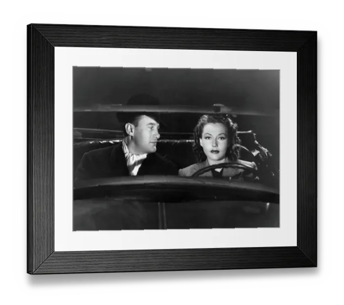Framed Print : George Sanders And Lynn Bari In Fall Guy Framed Print : George Sanders And Lynn Bari In Fall Guy
