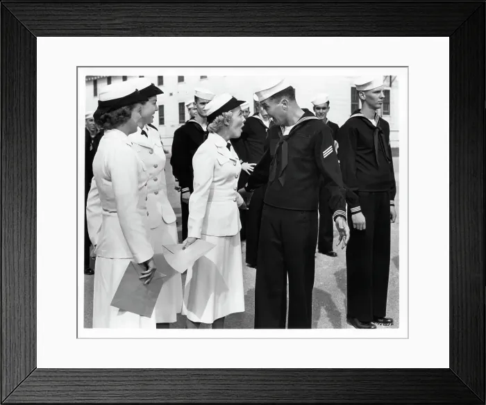 Framed Print : Vivian Blaine And Dean Miller In Skirts Ahoy!