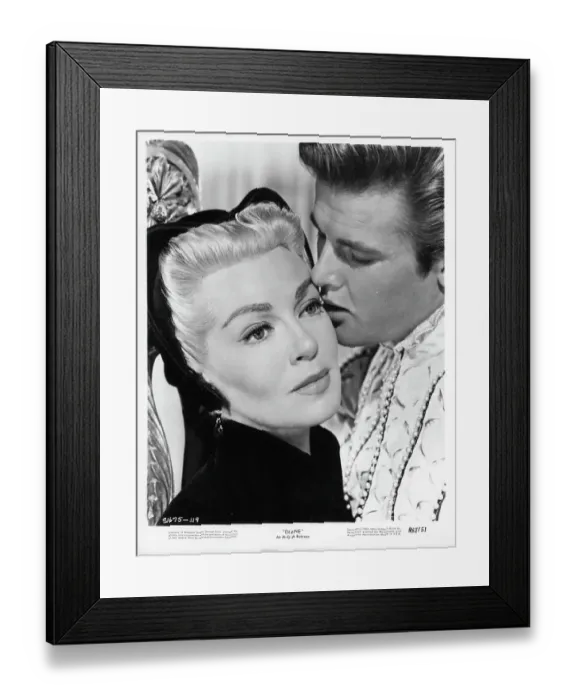 Framed Print : Lana Turner And Roger Moore In Diane Framed Print : Lana Turner And Roger Moore In Diane
