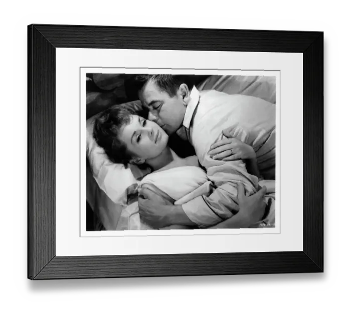 Framed Print : Debbie Reynolds And Glenn Ford In It Started With A Kiss Framed Print : Debbie Reynolds And Glenn Ford In It Started With A Kiss