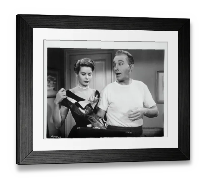 Framed Print : Grace Kelly And Bing Crosby In The Country Girl Framed Print : Grace Kelly And Bing Crosby In The Country Girl