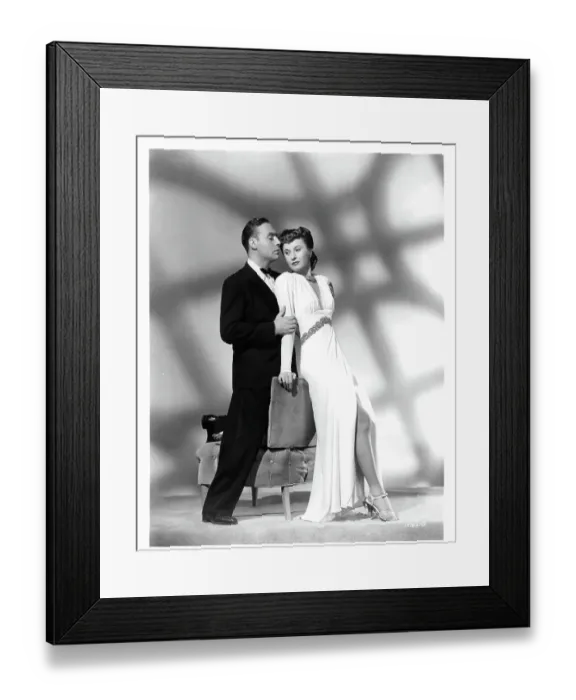 Framed Print : Charles Boyer And Barbara Stanwyck In Flesh And Fantasy