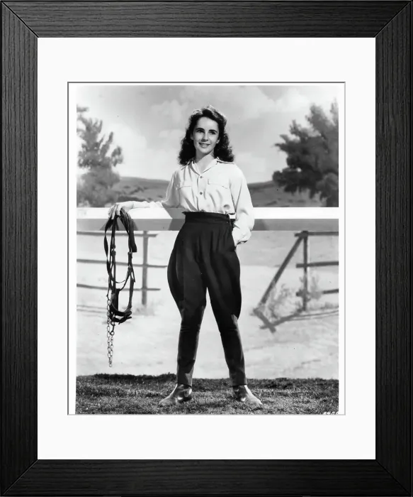 Framed Print : Elizabeth Taylor In National Velvet Framed Print : Elizabeth Taylor In National Velvet