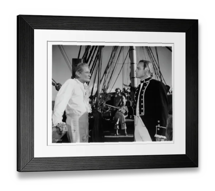 Framed Print : Fletcher Christian And Marlon Brando In Mutiny On The Bounty Framed Print : Fletcher Christian And Marlon Brando In Mutiny On The Bounty