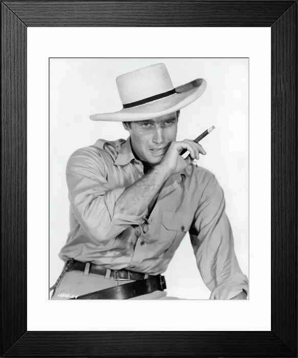 Framed Print : Charlton Heston In The Naked Jungle Framed Print : Charlton Heston In The Naked Jungle